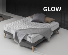 Glow Colchones serie Silver de Karibian Descanso vendidos por Muebles Gamez