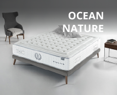 Ocean Nature Colchones serie Pocket Spring de Karibian Descanso vendidos por Muebles Gamez