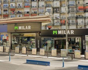 Fachada de tienda Milar Jorge Martinez Torremolinos