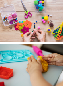 Productos de papeleria para hacer manualidades de Puri Juguetes en Plaza Costa del Sol de Torremolinos