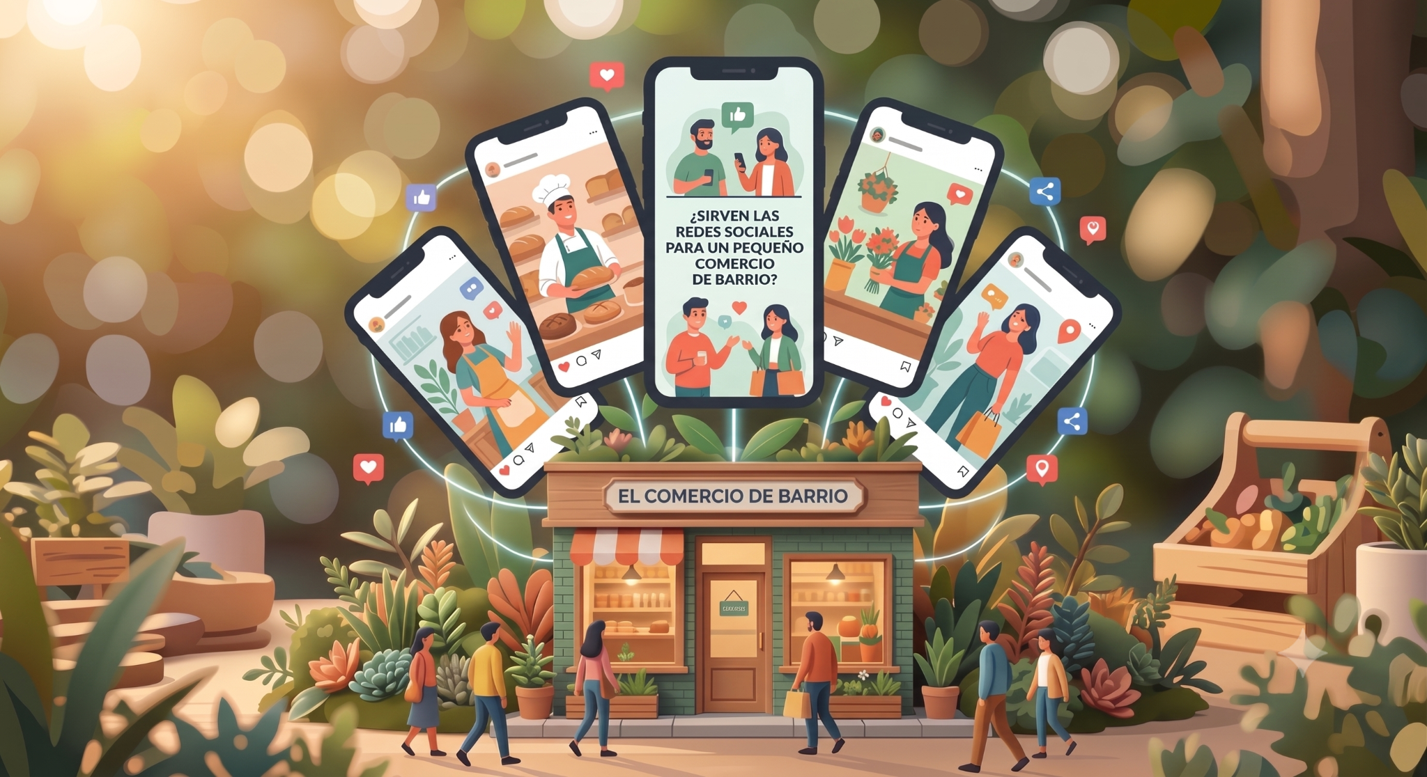 ¿Sirven las redes sociales para un pequeño comercio de barrio? blog de la acet asociacion de comerciantes y empresarios de torremolinos.